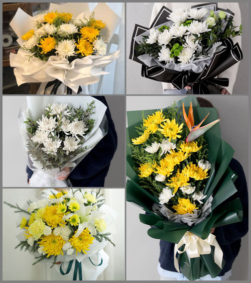 山东德州禹城市辛店镇白事花束代送